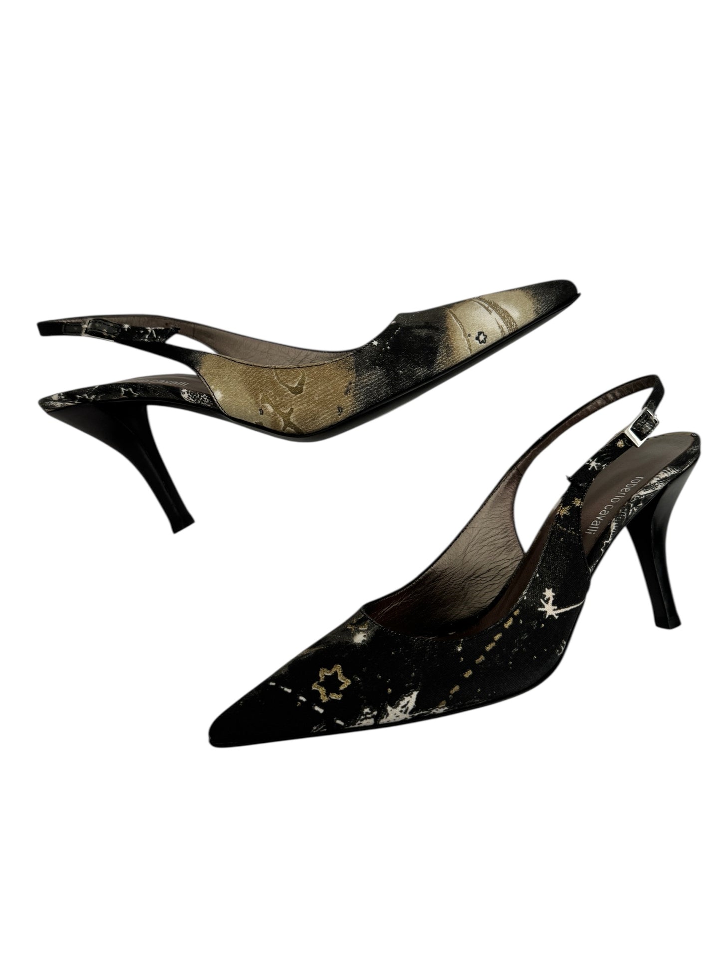 ROBERTO CAVALLI CONSTELLATION HEELS IT 37