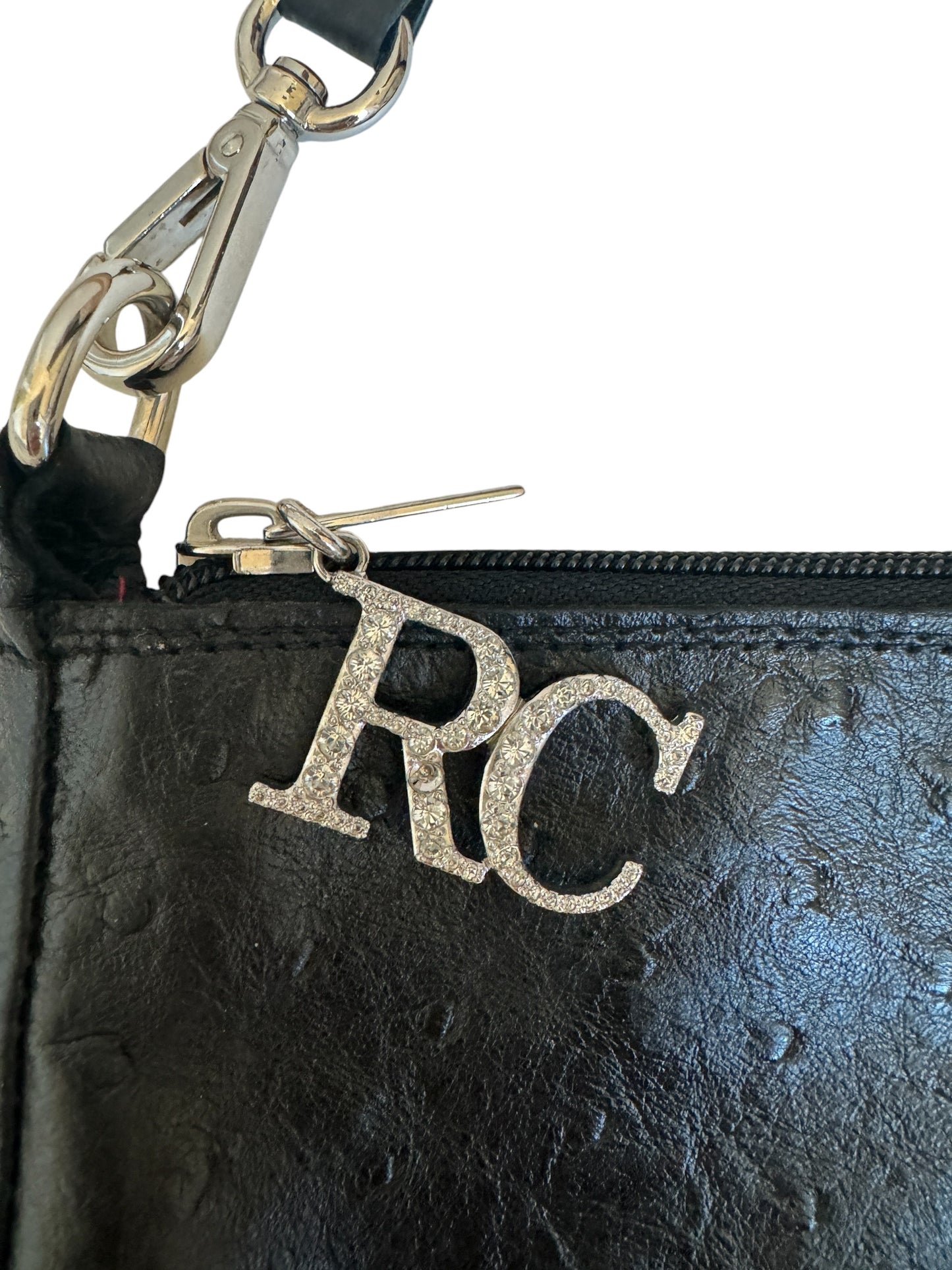 RENE CAOVILLA OSTRICH LEATHER BAG