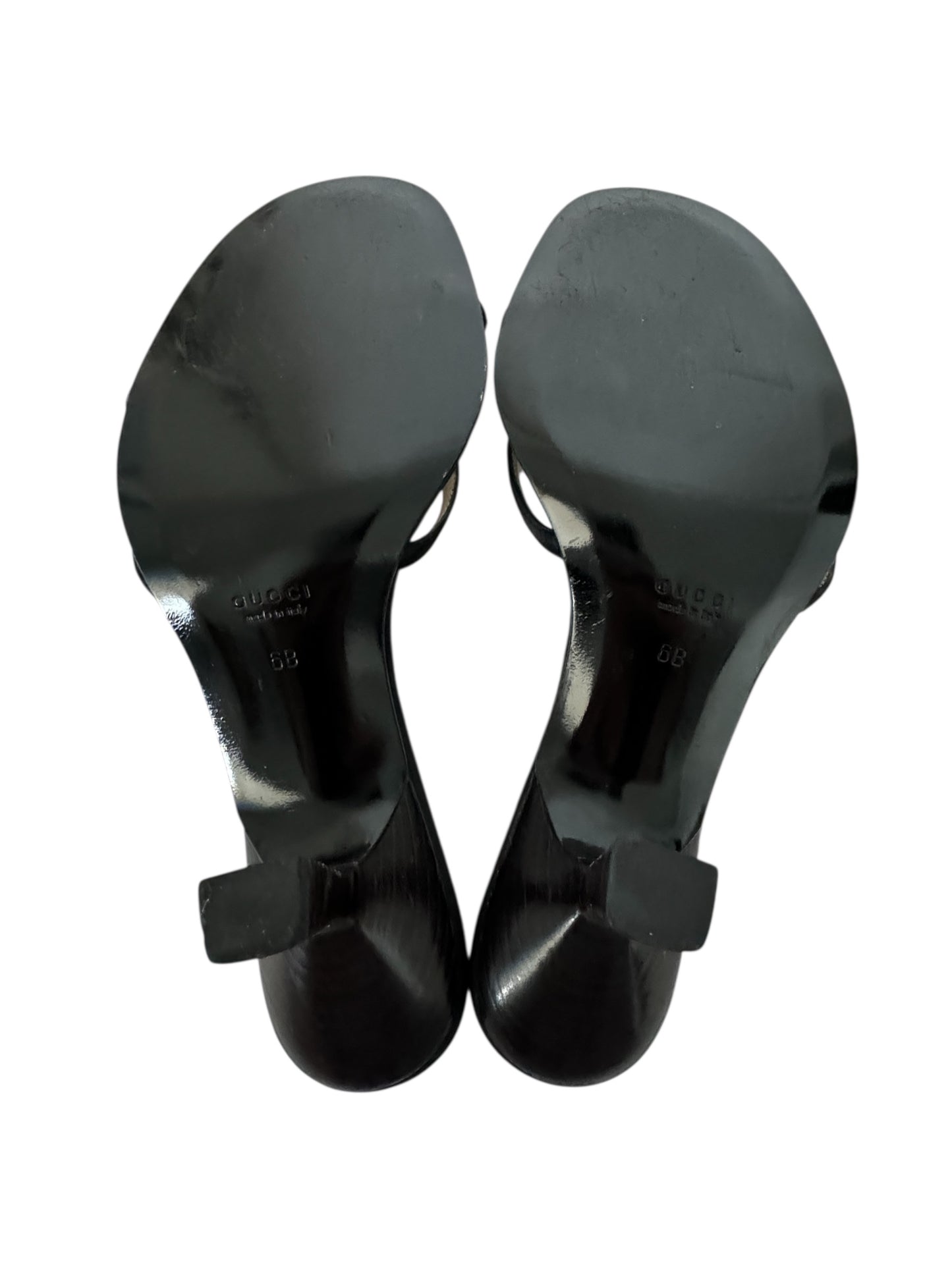 GUCCI BY TOM FORD BLACK TWISTED HEELS IT 36