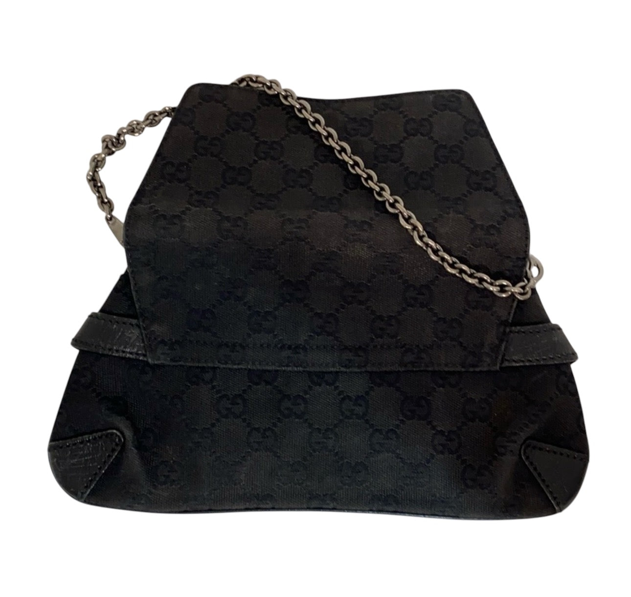GUCCI GG CANVAS HORSEBIT CHAIN