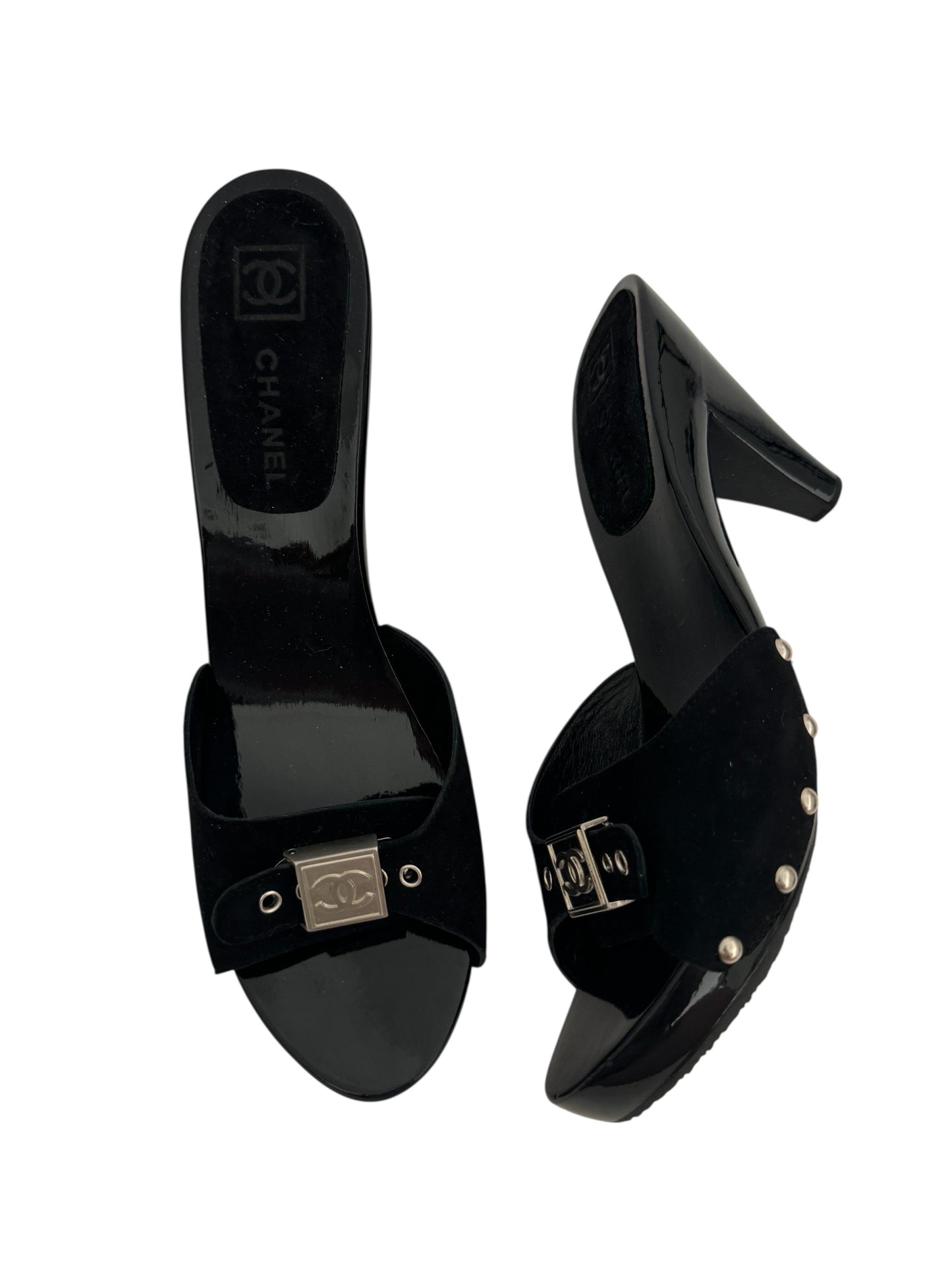 CHANEL BUCKLE HEEL IT 41