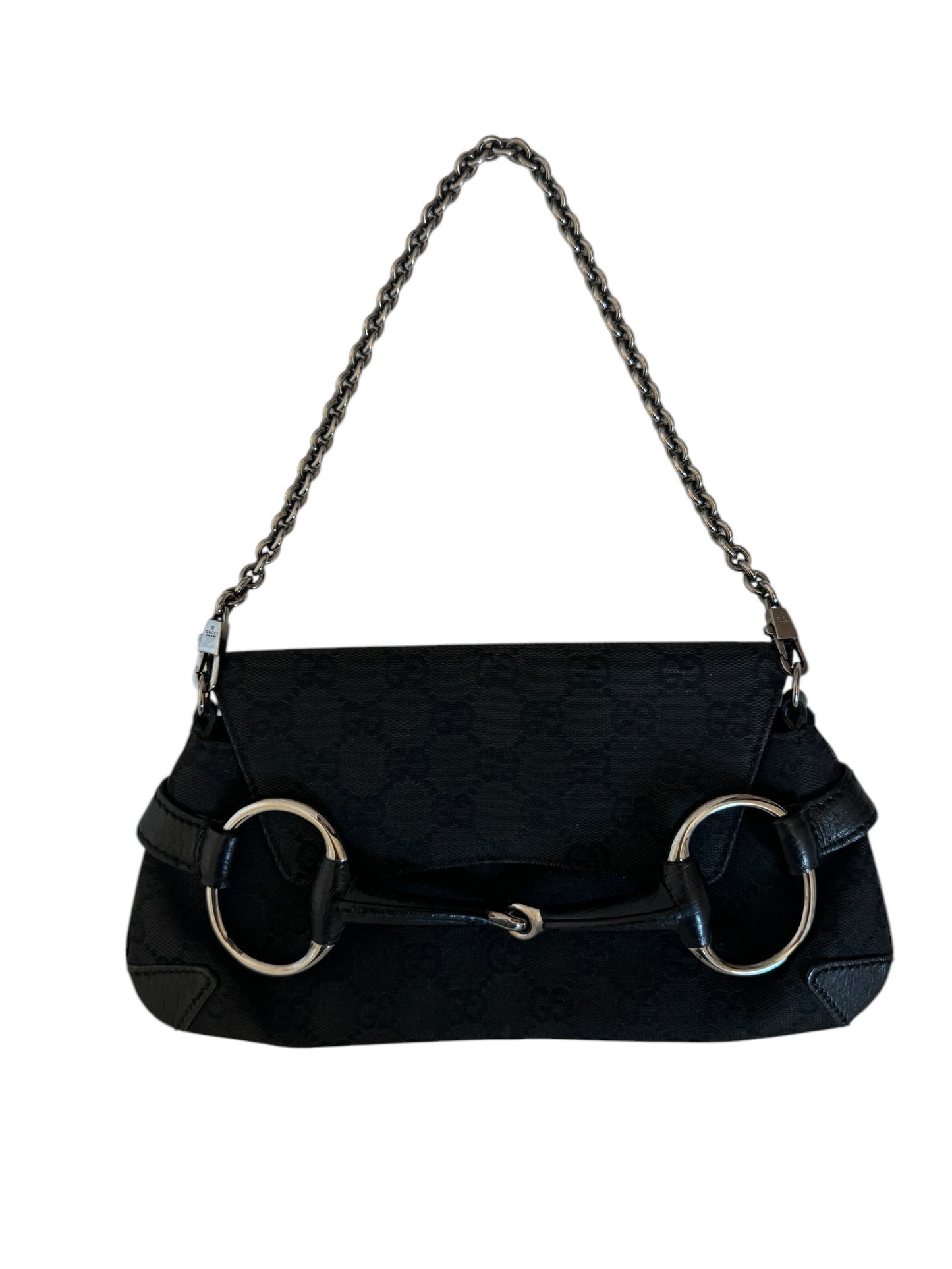 GUCCI GG CANVAS HORSEBIT CHAIN