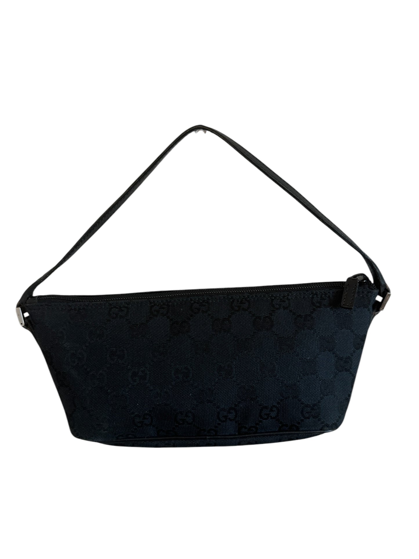 GUCCI MONOGRAM BOAT POCHETTE BLACK