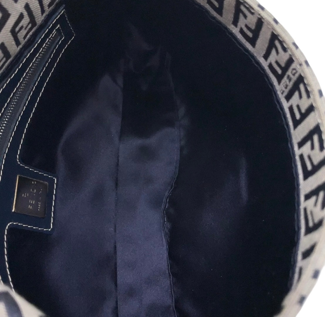 FENDI ZUCCHINO BAGUETTE NAVY