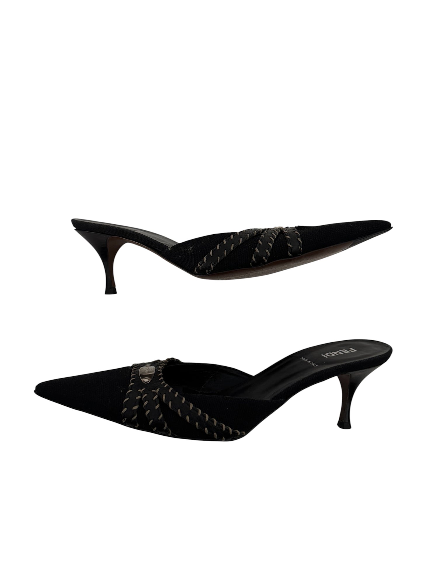 FENDI SELLERIA MULES IT 41