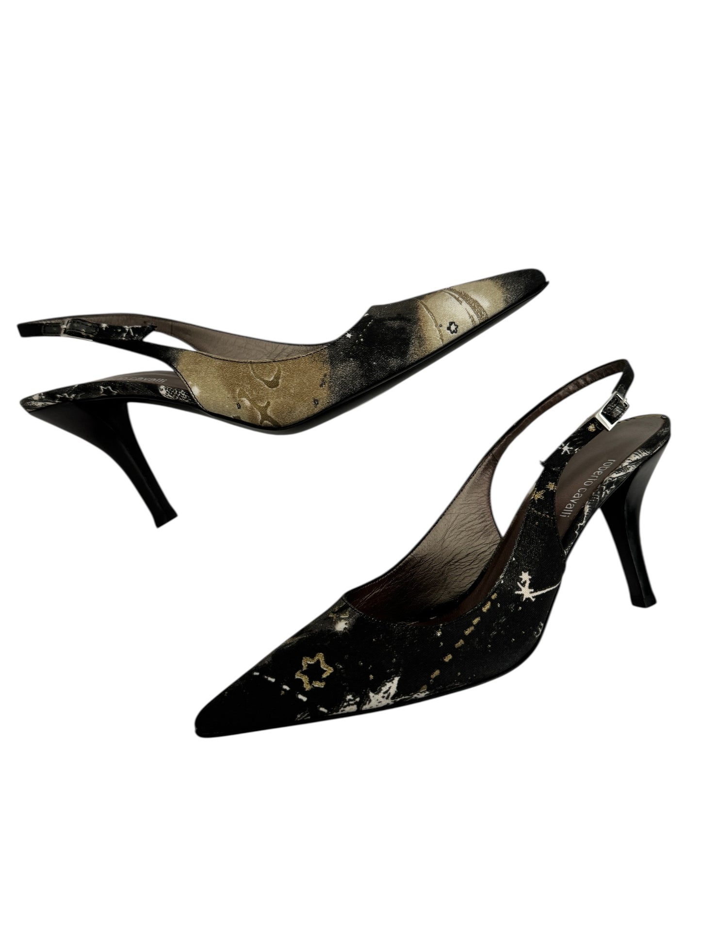ROBERTO CAVALLI CONSTELLATION HEELS IT 37