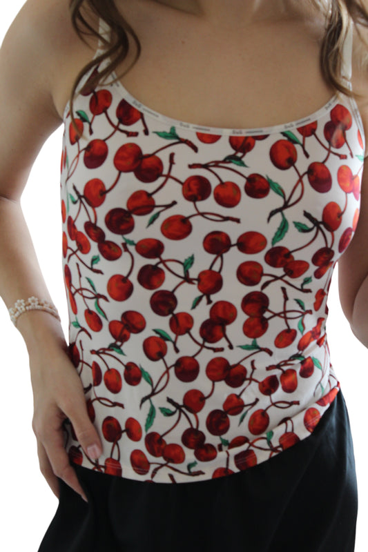 Dolce Gabbana Cherry Print Top