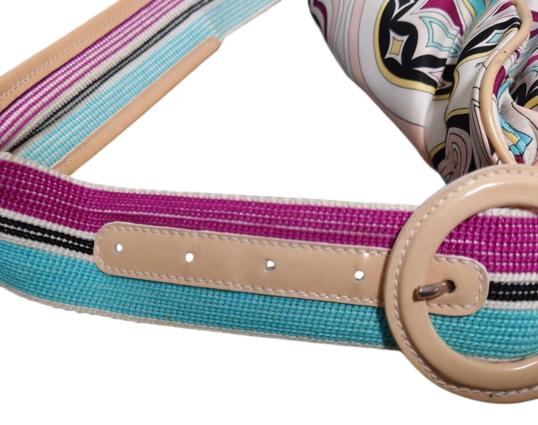 PUCCI DOUBLE POCKET SHOULDER BAG
