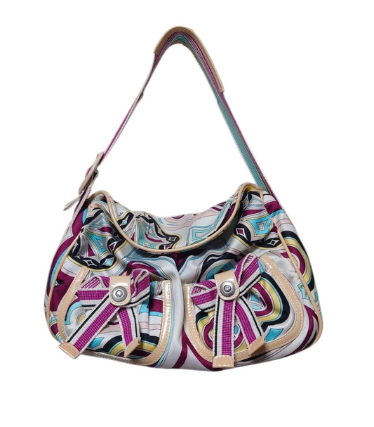 PUCCI DOUBLE POCKET SHOULDER BAG