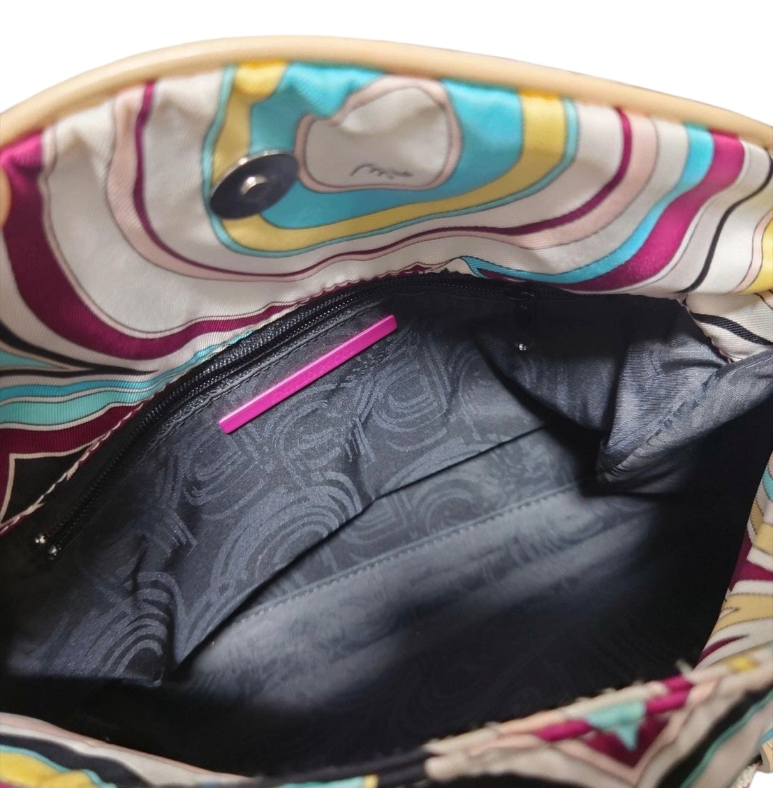 PUCCI DOUBLE POCKET SHOULDER BAG