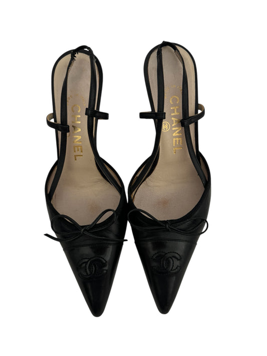 CHANEL SLINGBACK HEELS IT 36C