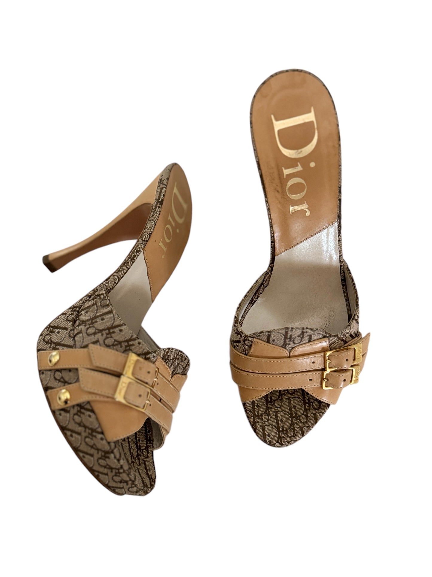 CHRISTIAN DIOR DIORISSIMO PLATFORM HEELS IT 36.5