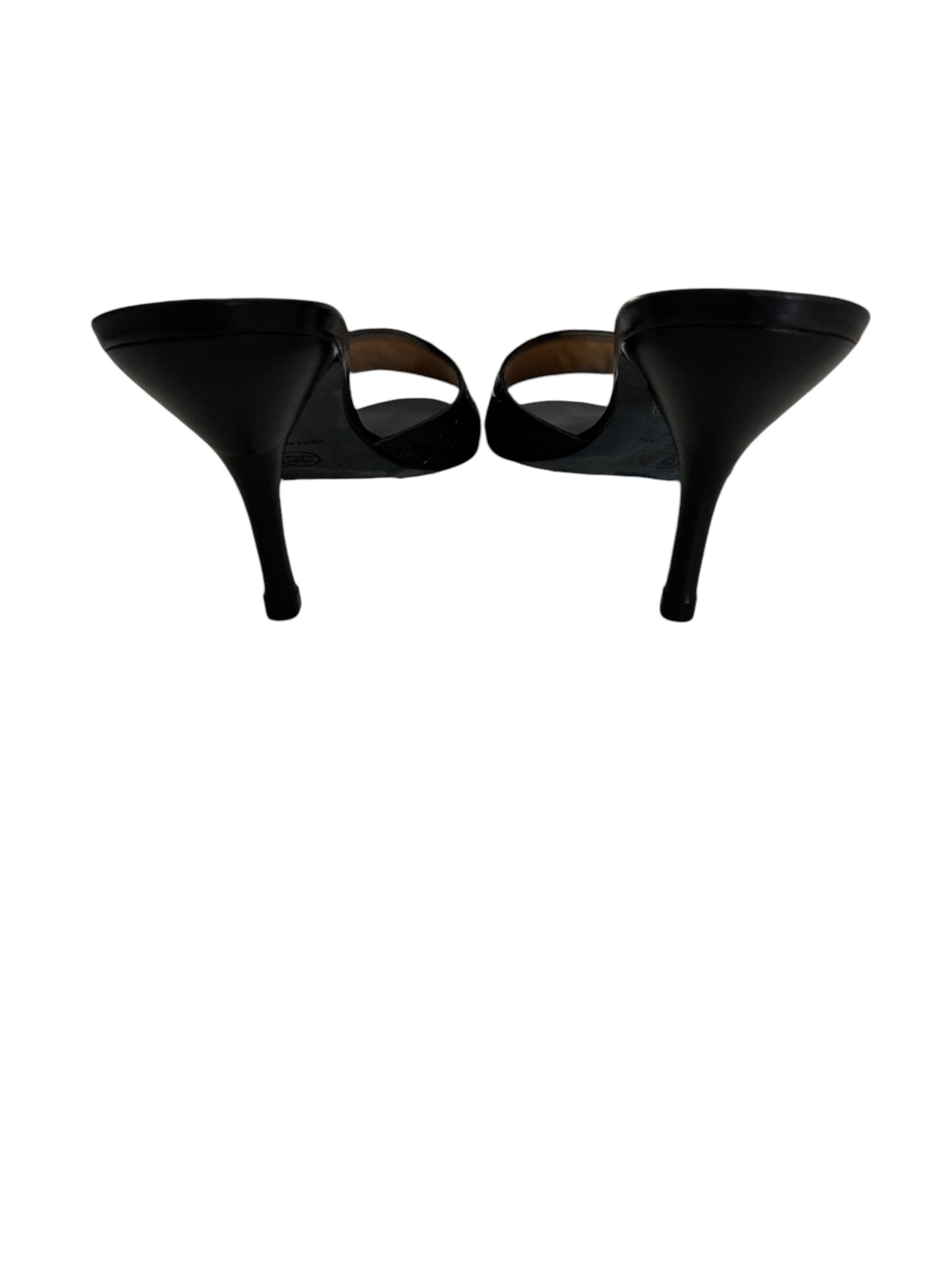 CHANEL “CC”CAMELLIA SANDAL HEELS IT 42