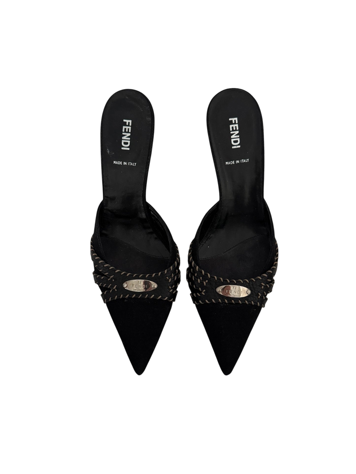 FENDI SELLERIA MULES IT 41