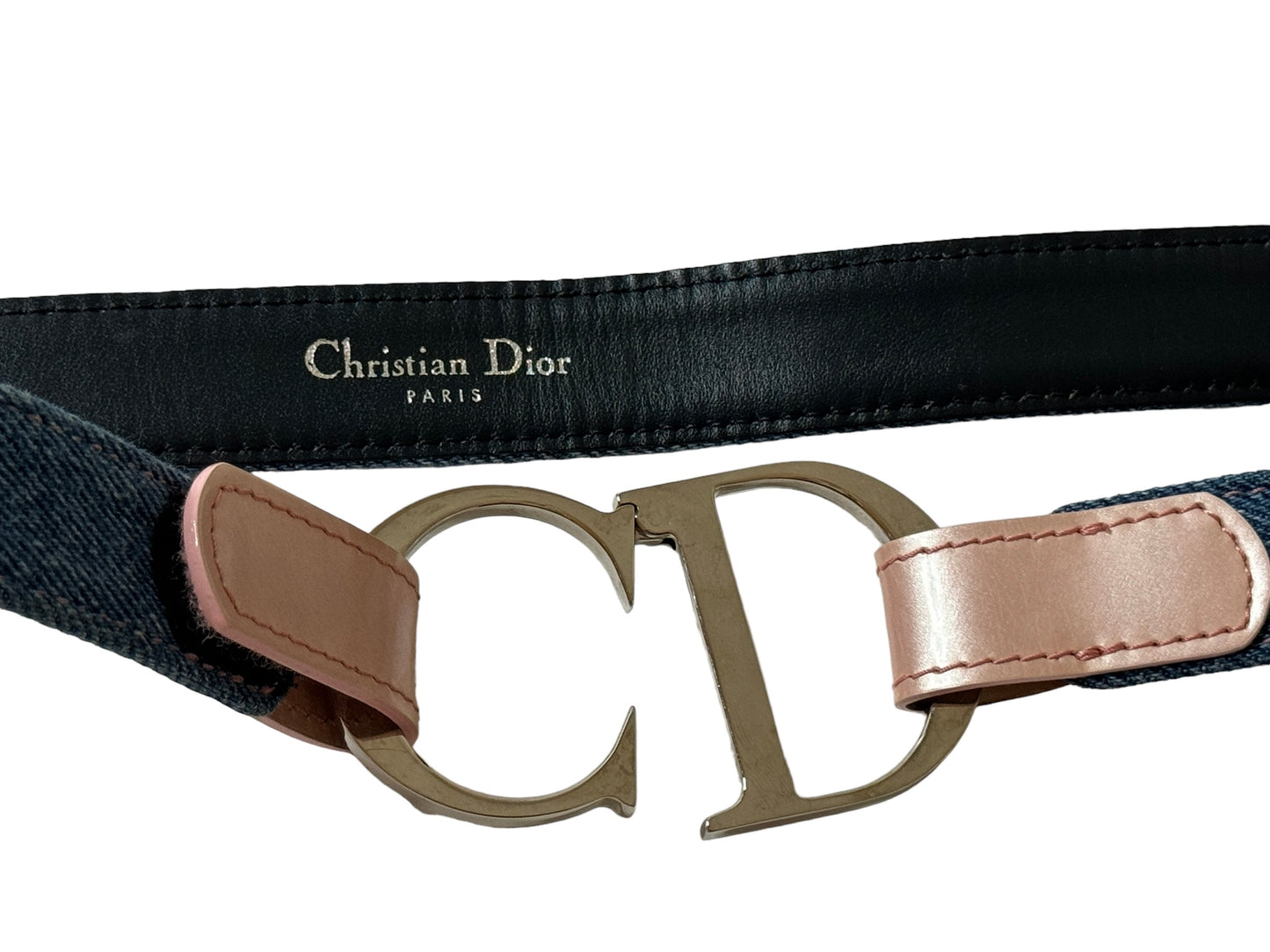 CHRISTIAN DIOR DENIM BELT