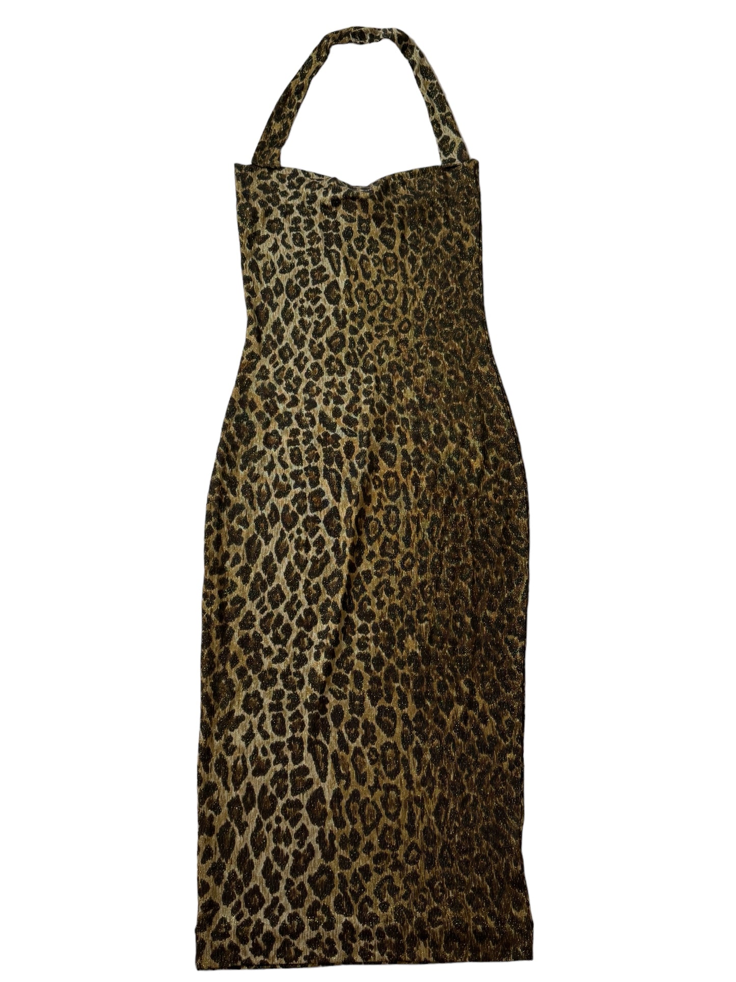 DOLCE GABBANA LEOPARD DRESS