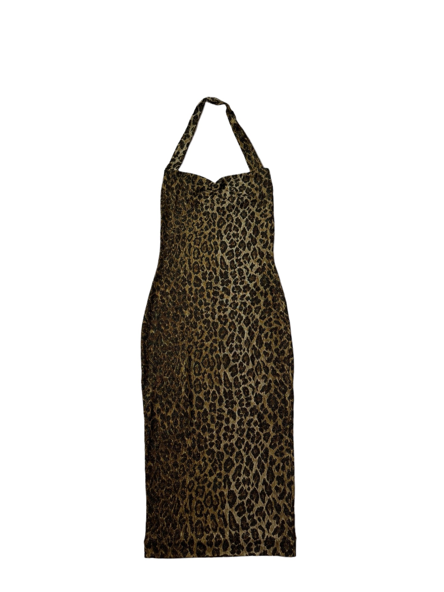 DOLCE GABBANA LEOPARD DRESS