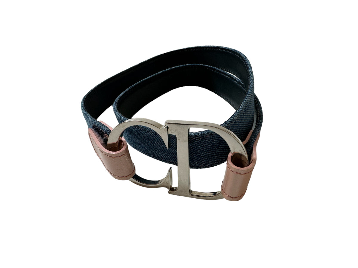 CHRISTIAN DIOR DENIM BELT – A Lucky Girl display picture 3